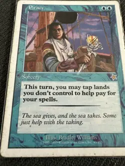 Magic The Gathering Piracy Starter 1999 Regular #45 MP Rare - Image 3