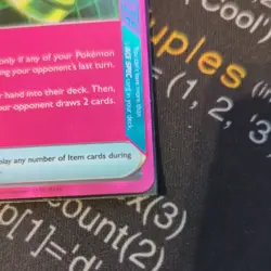 Unfair Stamp 165/167 ACE SPEC Rare Twilight Masquerade Pokemon Holo Near Mint - Image 4