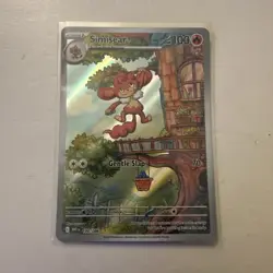 Pokemon TCG Simisear White Flare Illustration Rare Full Art 100/086 - Image 1