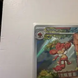 Pokemon TCG Simisear White Flare Illustration Rare Full Art 100/086 - Image 5