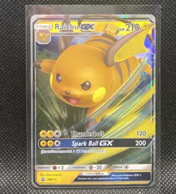 Raichu GX SM213 Promo Hidden Fates Holofoil Rare Near Mint Pokemon Card TCG - Image 1
