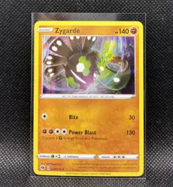 Zygarde 028/073 Holo Champions Path English Near Mint Pokemon - Image 1