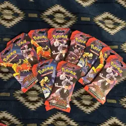 Pokemon TCG Destined Rivals Sleeved Booster Packs Lot Of 10 Factory Sealed New - Image 2