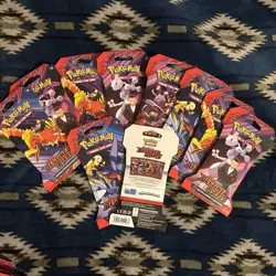 Pokemon TCG Destined Rivals Sleeved Booster Packs Lot Of 10 Factory Sealed New - Image 3