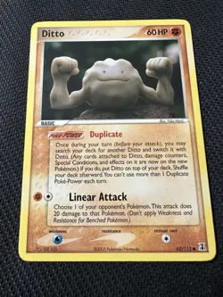 Pokemon EX Delta Species Ditto 62/113 Geodude - Image 1