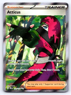 Atticus 133/131 Ultra Rare Prismatic Evolutions Near Mint - Image 1