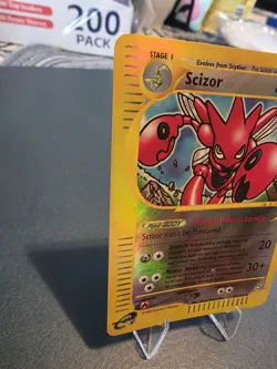 Pokemon 2002 Aquapolis - Scizor - Reverse Holo Rare - NM - 32/147 - Image 3