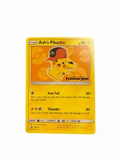 Pokemon 2017 Ash's Pikachu SM110 SM113 SM114 Lot 3 Black Star Promo - Image 2