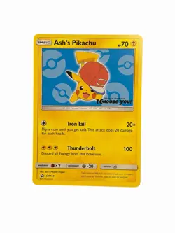 Pokemon 2017 Ash's Pikachu SM110 SM113 SM114 Lot 3 Black Star Promo - Image 3