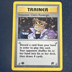 Pokemon Imposter Oak's Revenge - Team Rocket 1st Edition 76/82 Non Holo LP - Image 1