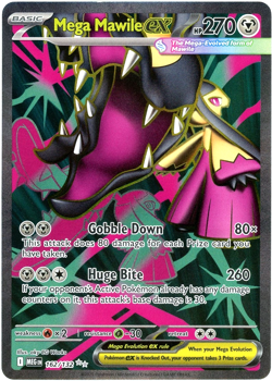 Mega Mawile ex - Ultra Rare 162/132 - Mega Evolution - Pokemon NM/M - Image 1
