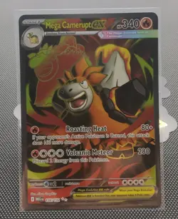 Pokemon TCG - Mega Camerupt ex 156/132 - Mega Evolution - Ultra Rare Full Art - Image 1