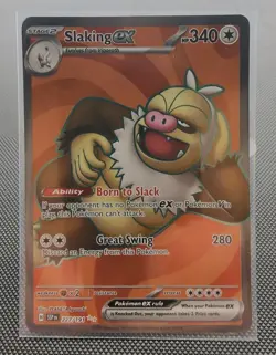 Pokemon TCG - Slaking EX 227/191 - Surging Sparks - Full Art Ultra Rare - Image 1