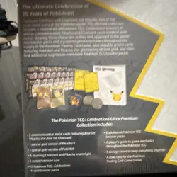 Pokemon Celebrations Ultra-Premium Collection Box English 2021 Pikachu Charizard - Image 3