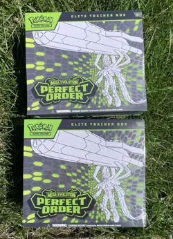 2 x Pokemon TCG Perfect Order ETB - New & Sealed FREE SHIPPING - Image 1