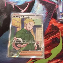 Pokemon TCG Lt. Surges’s Bargain 170/132 - Image 1
