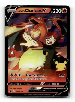 Lance's Charizard V Holo Promo - Sword & Shield Promo SWSH133 - NM - Image 1