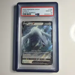 Pokemon Lugia V 138/195 Silver Tempest Ultra Rare Holo PSA 10 - Image 1
