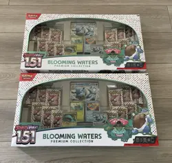 Pokemon TCG Scarlet & Violet 151 BLOOMING WATERS Premium Collection X2 SEALED - Image 1