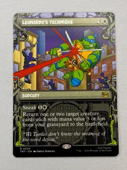 Leonardo's Technique (Showcase) Teenage Mutant Ninja Turtles Regular - Image 1
