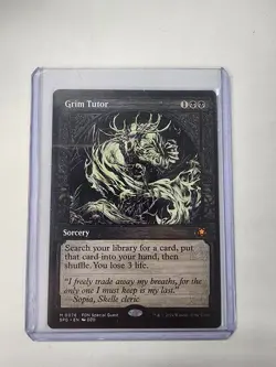 Grim Tutor MTG Special Guests SPG #76 Non-Foil Near Mint Mythic Rare - Image 1