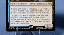 Krang and Shredder - Teenage Mutant Ninja Turtles - MtG- NM 🔮 *** - Image 3