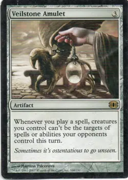 MTG: Future Sight: Veilstone Amulet: Moderately Played Condition - Image 1