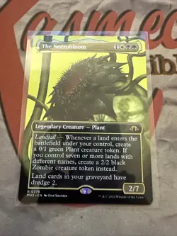 MTG, The Necrobloom (Borderless) NM Modern Horizons 3 - Image 1