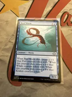 MTG Reef Worm Modern Horizons 3 Regular #0271 - Image 1