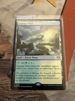 MTG Canopy Vista Commander Masters Regular #0989 - Image 1