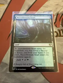 MTG Necroblossom Snarl Commander Masters Regular #1015 - Image 1