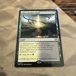 MTG Shineshadow Snarl Commander Masters Regular #1033 - Image 1
