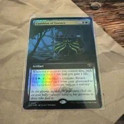 Cauldron of Essence Foil Extended Art 347 R Secrets of Strixhaven MTG NM - Image 1