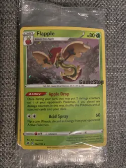 Pokemon Cards Flapple Gamestop Promo 022/192 Sealed ! - Image 1