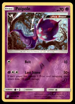 Poipole 102/236 Common Unified Minds Pokemon Reverse Holo Lightly Played - Image 1