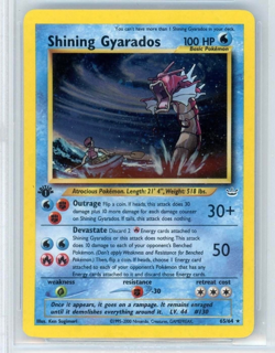 Pokemon Shining Gyarados 65/64 Neo Revelation Secret Rare 1st Edition Holo 2000 - Image 1