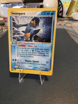 Pokemon TCG EX Ruby & Sapphire Swampert 13/109 Holo Rare 2003 LP - Image 1