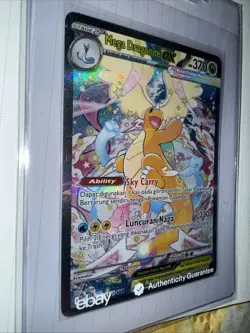 Pokemon Card Indonesian Mega Dragonite ex SAR MEGA Dream ex condition Ｎ So - Image 3