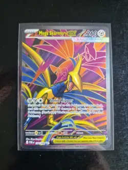 Mega Skarmory EX 106/088 Perfect Order Full Art Ultra Rare Pokemon TCG Card 2 - Image 1