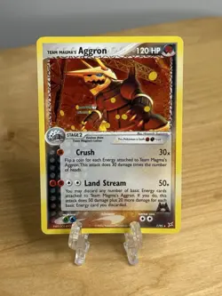 Pokemon TCG - Team Magma's Aggron - 7/95 - Ex Team Magma vs Aqua [Moderate Play] - Image 1
