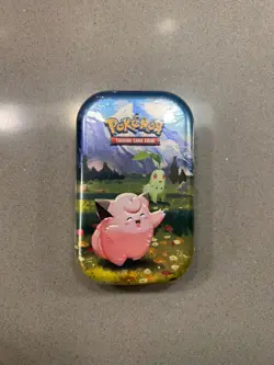 Pokemon TCG: Mega Evolution-Ascended Heroes Mini Tin (Clefairy & Chikorita) - Image 1