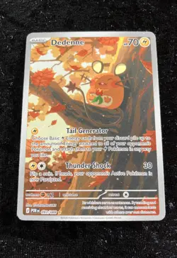 2026 Pokemon Perfect Order Dedenne 093/088 Illustration Rare English ME03 NM - Image 1