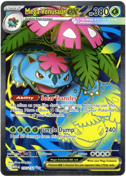 Mega Venusaur ex - Ultra Rare 155/132 - Mega Evolution - Pokemon NM/M - Image 1
