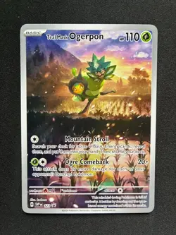 Teal Mask Ogerpon 123 Promo Pokemon Twilight Masquerade - Image 1