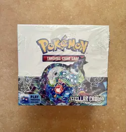 Scarlet and Violet stellar crown booster box sealed Pokemon TCG - Image 1
