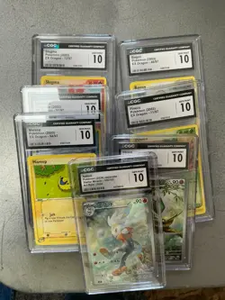 Lot of (7) Pokemon CGC 10 GEM MINT Only - Image 1