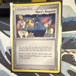 Pokemon TCG Mary's Request Trainer EX Unseen Forces Reverse Holo 86/115 - Image 1