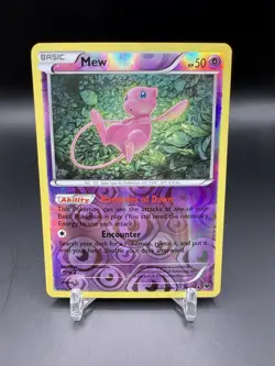 Pokemon XY - Fates Collide #29/124 Mew Reverse Holo Rare TCG - Image 1