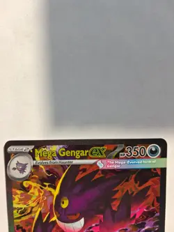 Pokemon Ascended Heroes Mega Gengar ex 284/217 NM+ HP350 Full Art DOUBLE RARE - Image 3
