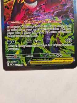 Pokemon Ascended Heroes Mega Gengar ex 284/217 NM+ HP350 Full Art DOUBLE RARE - Image 4